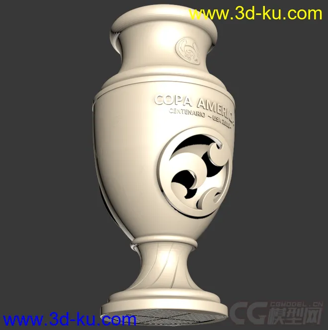 美洲杯  copa america 足球奖杯 冠军杯模型的图片1