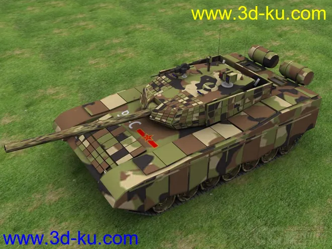 中国99型主战坦克模型的图片1