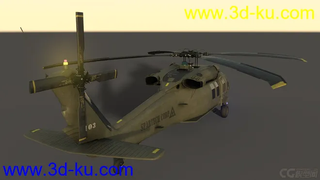 武装直升机 飞机 直升飞机 支援机 战斗机模型的图片9