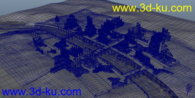 战争废墟 战争之后 城市废墟 西方建筑废墟 地震废墟模型的图片6