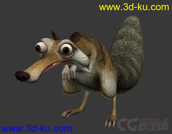 冰河世纪小松鼠电影动漫动物模型的图片1
