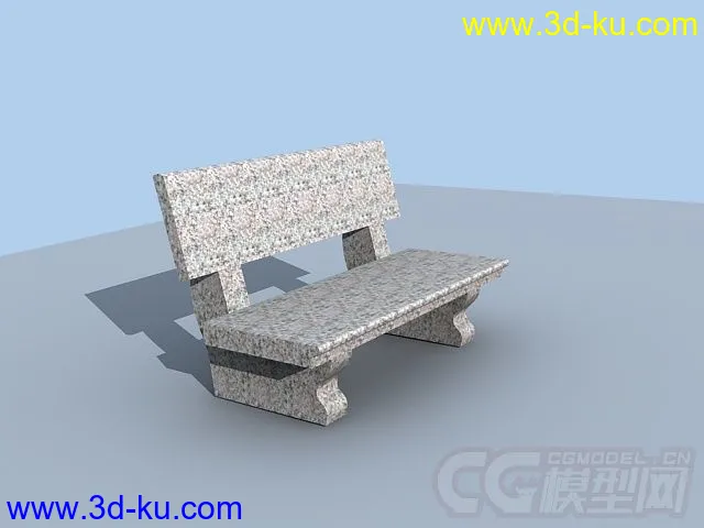 大理石凳模型的图片1