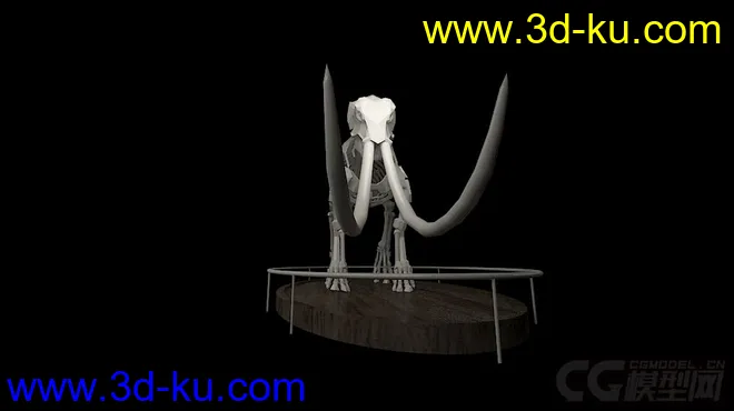 猛犸象骨架模型，需要的拿走！的图片1
