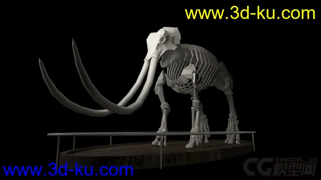 猛犸象骨架模型，需要的拿走！的图片2