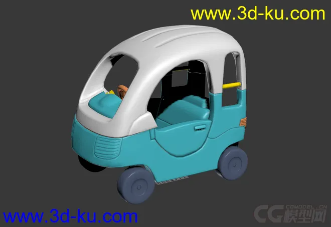 儿童汽车  幼稚园童车 幼儿园童车  children car模型的图片2