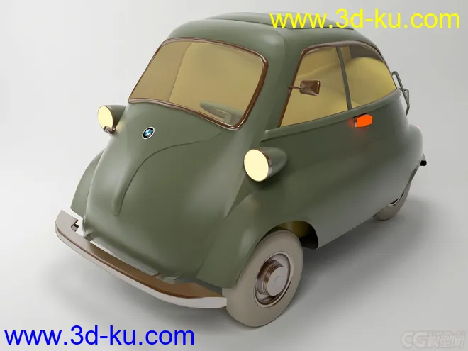 Q版宝马小汽车模型的图片3