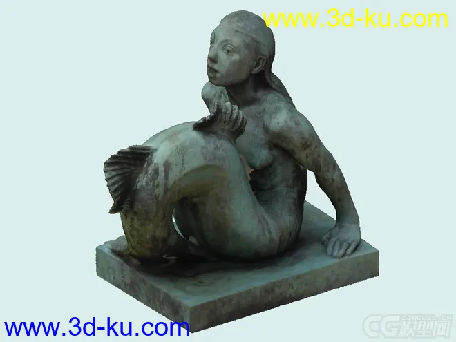 美人鱼雕塑模型的图片2