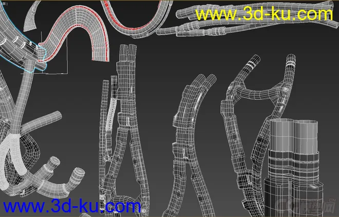 25个独特的科幻风格的电线电缆模型的图片6