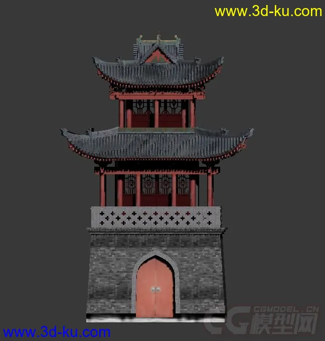城门，城楼模型的图片1