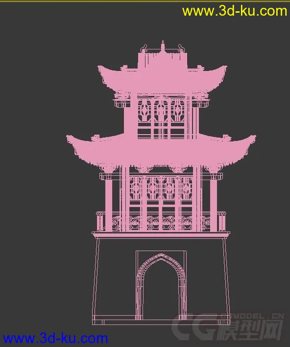 城门，城楼模型的图片2