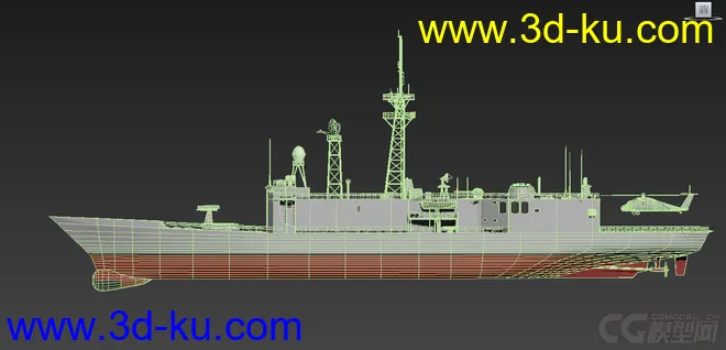 美国海军 佩里级护卫舰模型的图片2