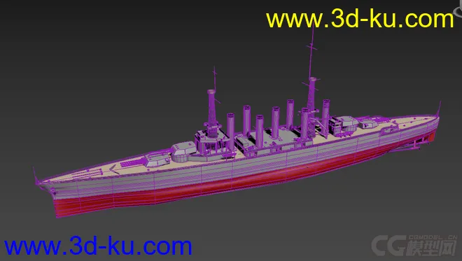 美国海军 列克星敦级战列巡洋舰模型的图片3