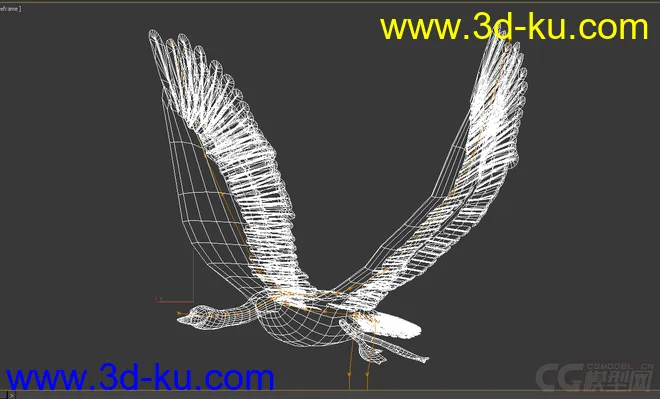 天鹅-精细模型-飞行-有动画的图片4