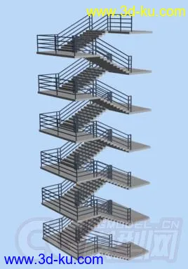 室外楼梯模型的图片1