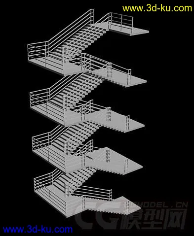 一个实用楼梯模型的图片1