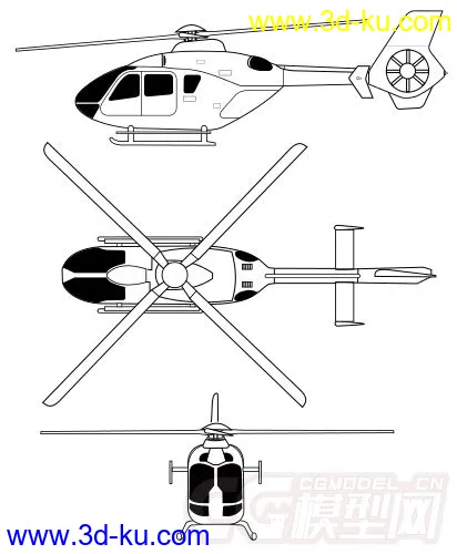 EC-635武装直升机模型的图片1