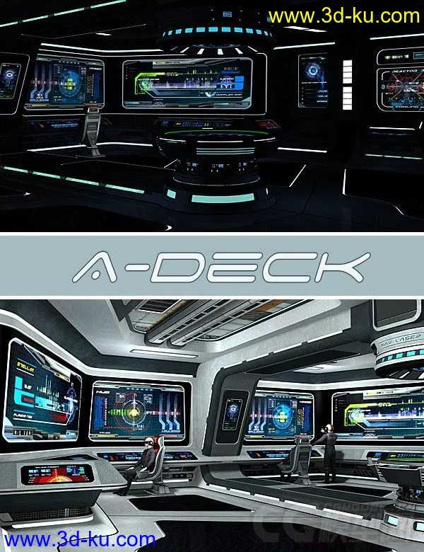 免费精彩的科幻系列之—飞机指挥中心，指挥室，宇宙飞船控模型的图片7