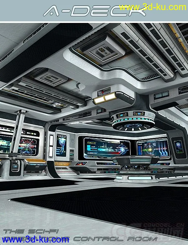 免费精彩的科幻系列之—飞机指挥中心，指挥室，宇宙飞船控模型的图片8