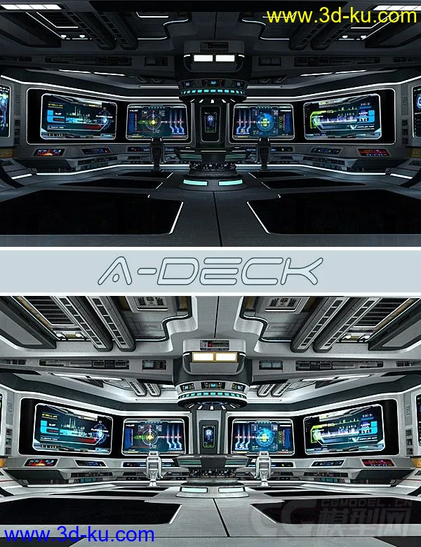 免费精彩的科幻系列之—飞机指挥中心，指挥室，宇宙飞船控模型的图片9