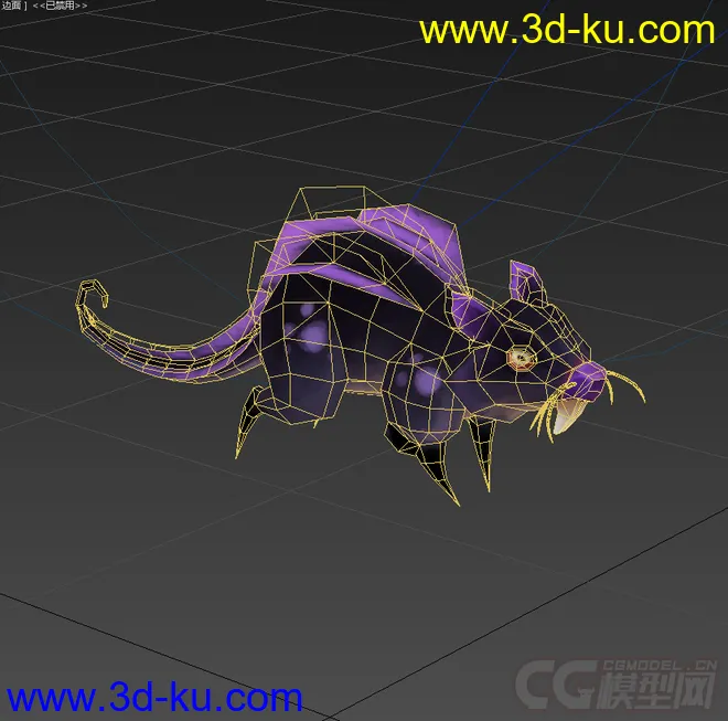 魔化老鼠，低模免费，有绑定动画模型的图片2