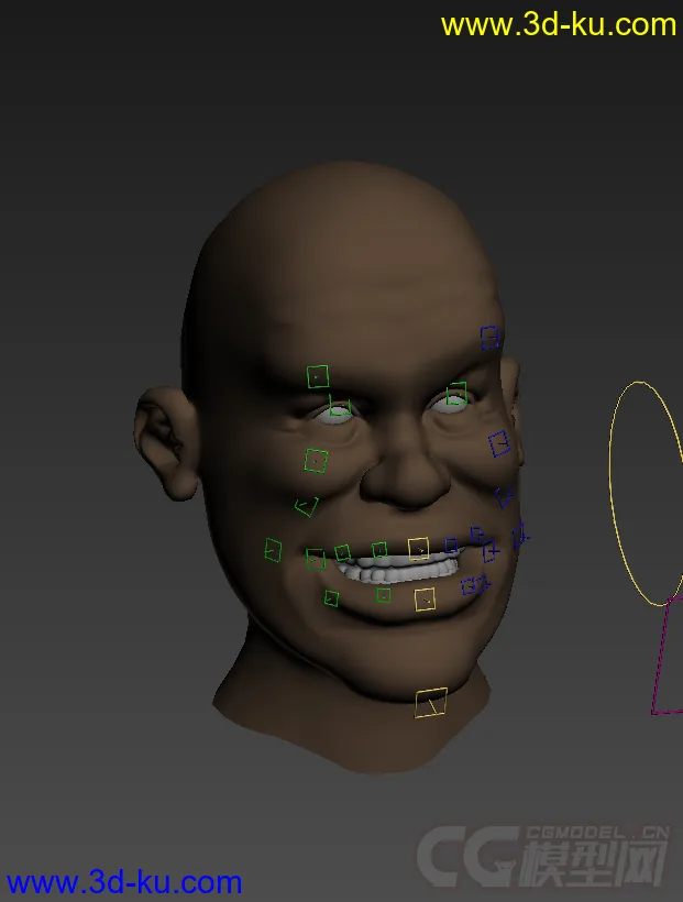 人头，带绑定动画，表情动画模型的图片3