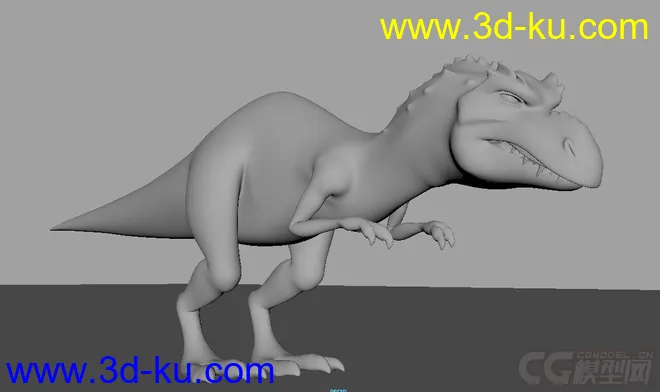 带绑定的恐龙模型的图片1