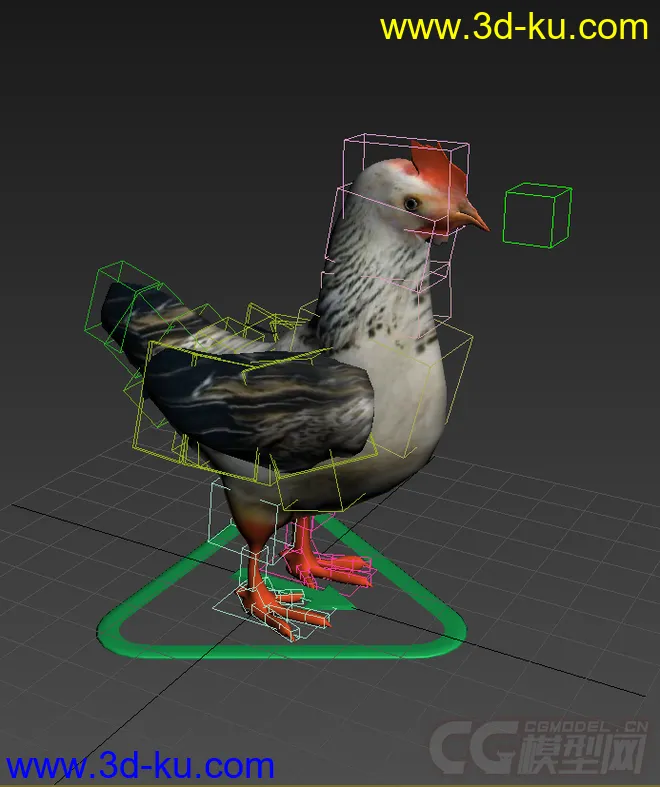 低模鸡，写实贴图模型的图片1