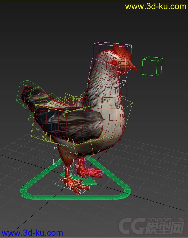 低模鸡，写实贴图模型的图片2