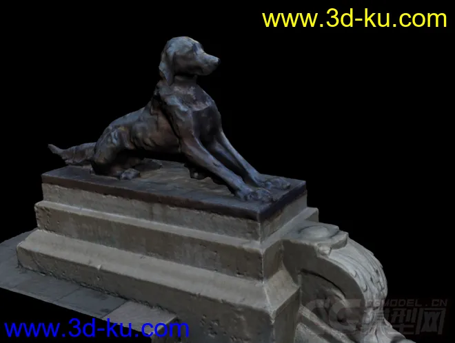 门头小狗雕塑模型的图片3