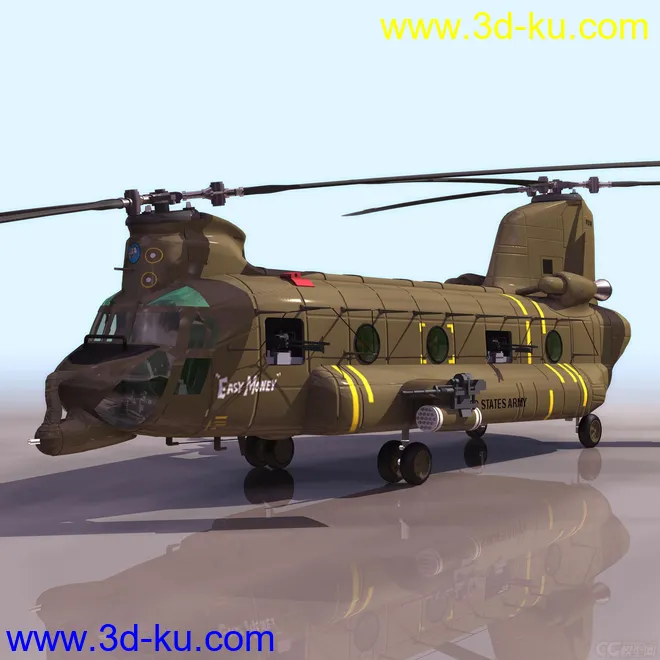 军用直升机模型的图片2