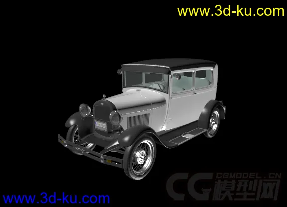 福特 老爷车 Ford Model A Tudor 1929模型的图片1
