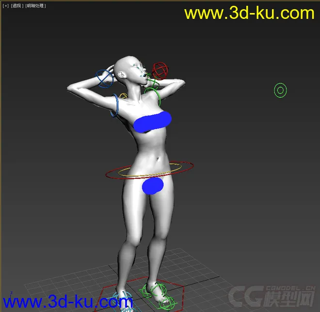 女人体，带绑定动画模型的图片2
