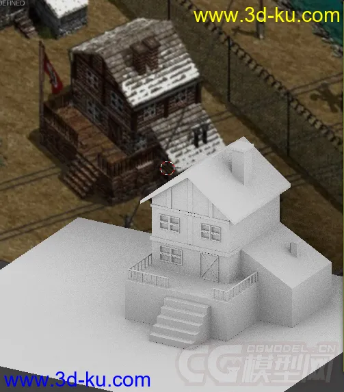 [blender模型]盟军游戏中的建筑的图片1