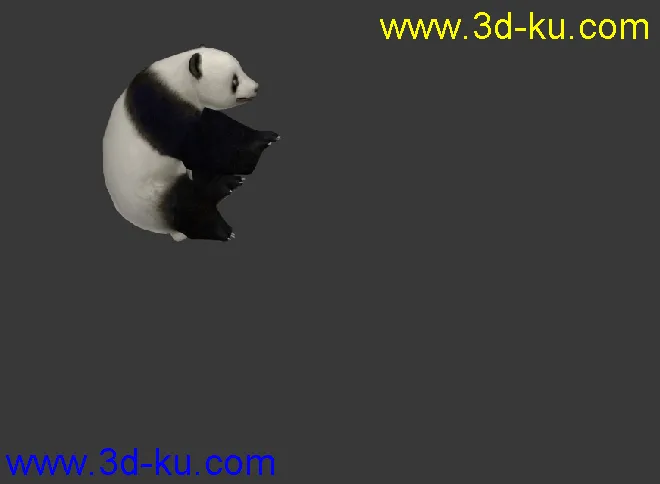 熊猫，带绑定，带动画模型的图片4