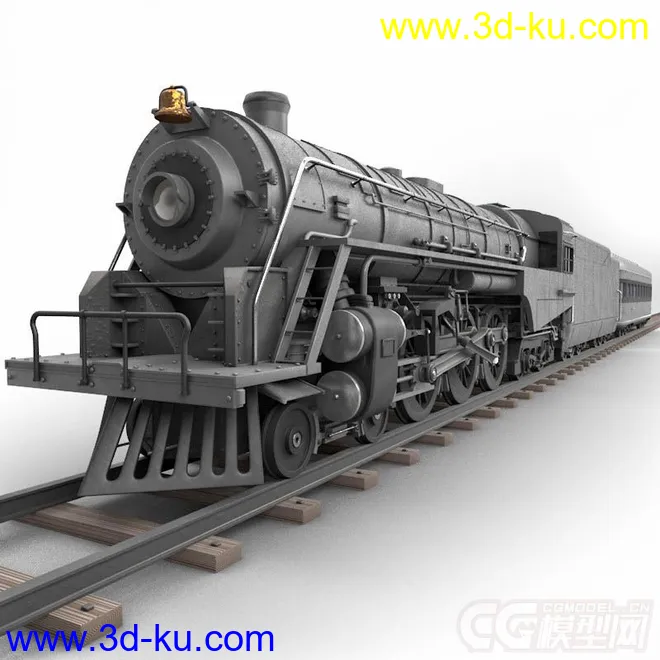 火车-伯克希尔的蒸汽机车模型的图片1