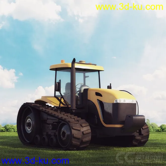 机械类-铲车-挖掘车-拖拉机-吊车-推土机模型的图片11