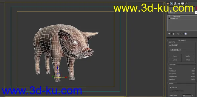 猪-带动画模型的图片6