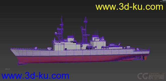 美国海军驱逐舰 USS SPRUANCE模型的图片2
