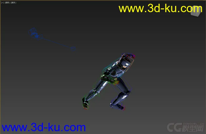 机甲类，带绑定动画，跳长绳模型的图片3