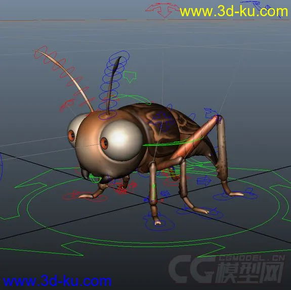小昆虫，带绑定模型的图片1