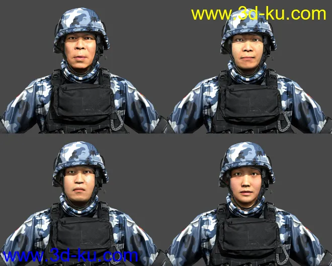 中国士兵模型的图片1