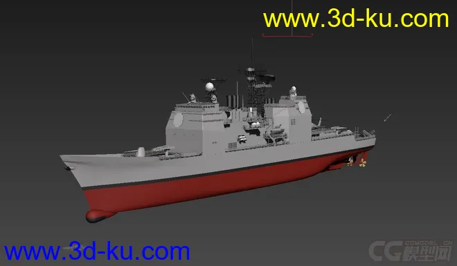 美国海军巡洋舰 TICONDEROGA模型的图片1