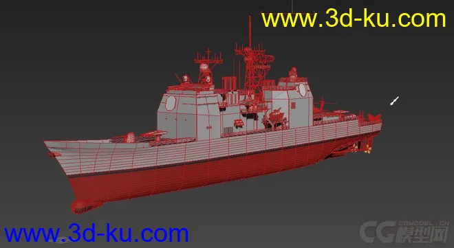 美国海军巡洋舰 TICONDEROGA模型的图片2