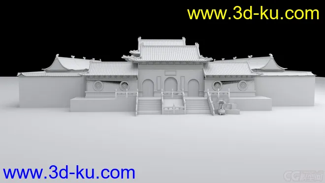 寺庙场景模型的图片2