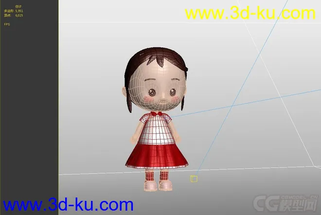 卡哇伊的小女孩模型的图片2