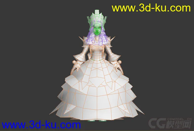 神魔大陆 女角色公主模型的图片3