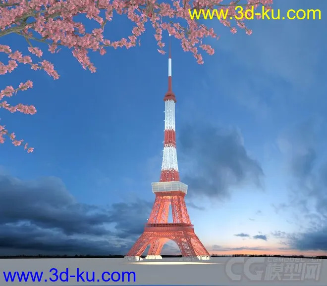 日本东京塔模型的图片2