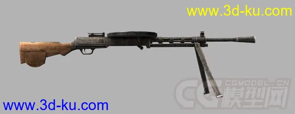 [全套军事模型]二战枪支系列独立分包Obj+贴图的图片6