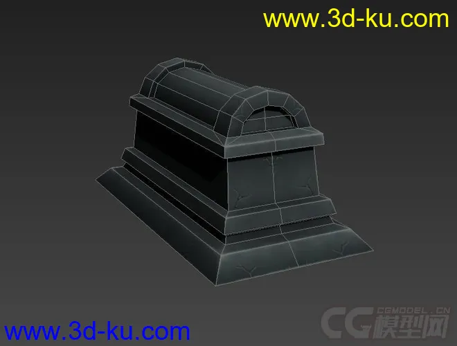 小坟墓一个 墓地配件 西方石棺模型的图片1