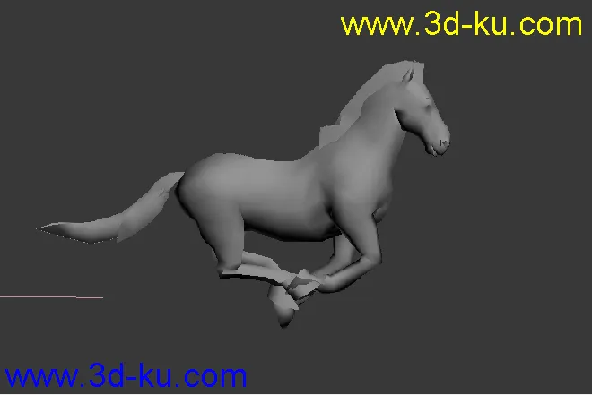 马儿奔跑动画模型的图片1